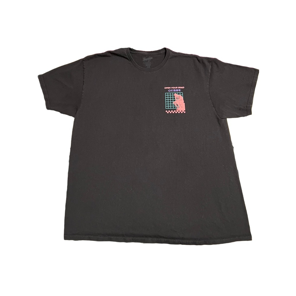 Vintage feel black graphic design T-Shirt Size XL